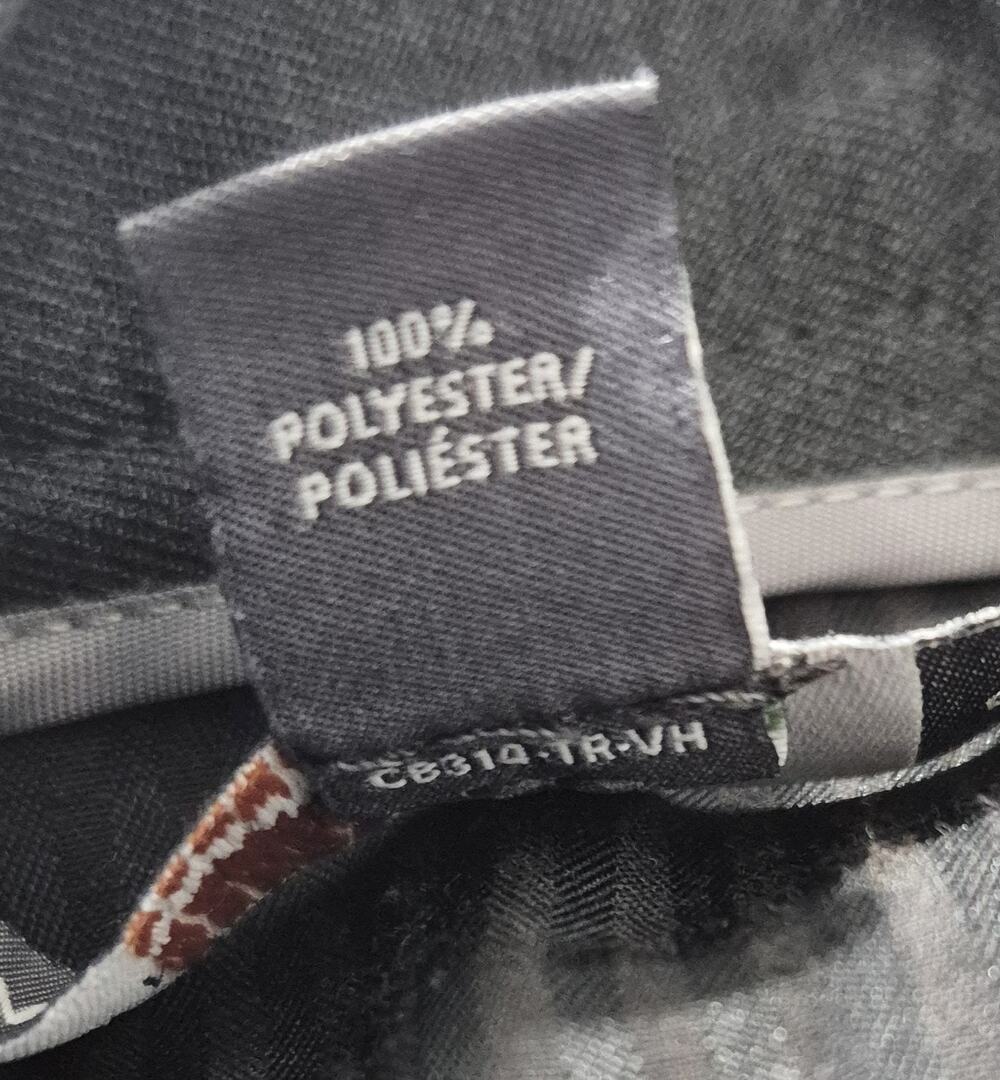Van Heusen Traveler Mens Charcoal Gray Dress Pants Classic Fit 34x30 Flat Front - Picture 4 of 5